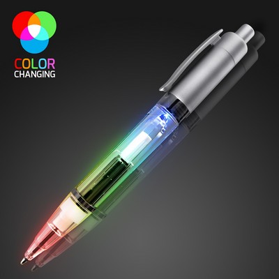 Light Up Plastic Pen - BLANK