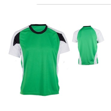 Youth Dazzle Cloth Soccer Jersey Shirt w/ Contrasting Body & Sleeve Panel