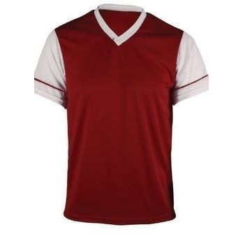 Youth Cool Mesh V-Neck Soccer Jersey Shirt w/Contrasting Sleeve