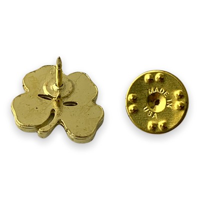 Four Leaf Clover Lapel Pin