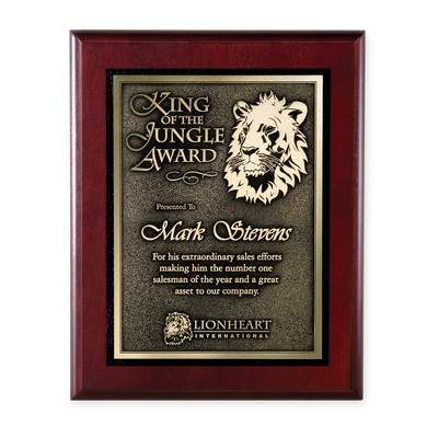 Carina II - Gold Deep Relief Plaque 9x12