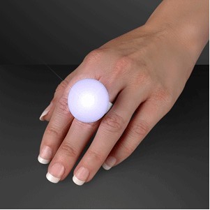 LED White Flash Glow Ring - BLANK