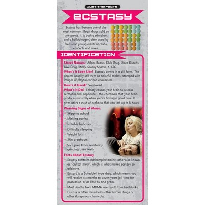 Ecstasy Just the Facts Rack Card (4" x 9")