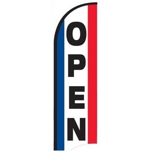 11' Street Talker Replacement Feather Flag (Open)