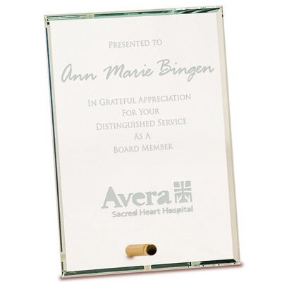 Elegant Rectangle Glass Award