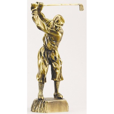 Male Metallized Plated Classic Golfer