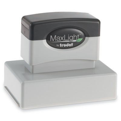 MaxLight™ Pre-Inked Rectangle Stamp (1 1/2" x 2 1/2")