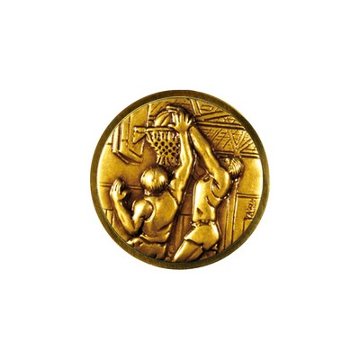 Club Lorente Round 1" Lapel Pin- Basketball Male