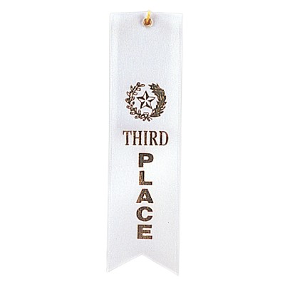 3rd Place White Ribbon