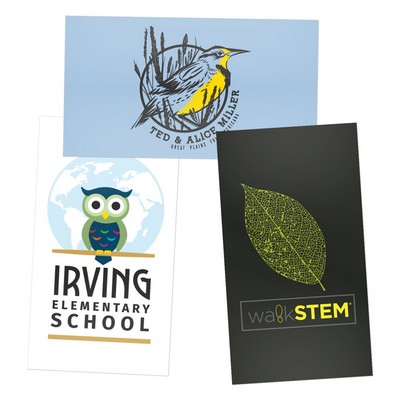 5" x 9" Rectangle Sticker