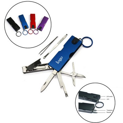 Personal Care Multitool with Nail Clipper