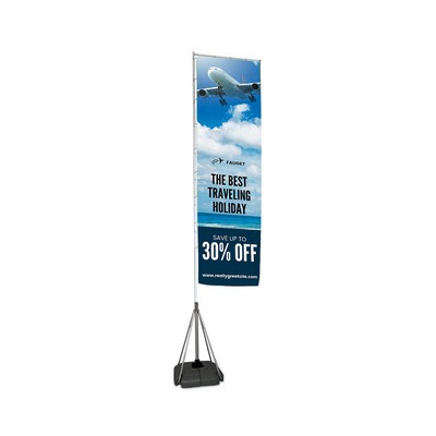Giant Flag Pole Package (3.58' x 13')