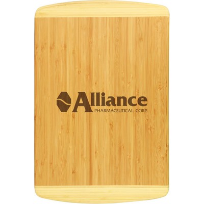 Two Tone Bamboo Cutting Board, Large