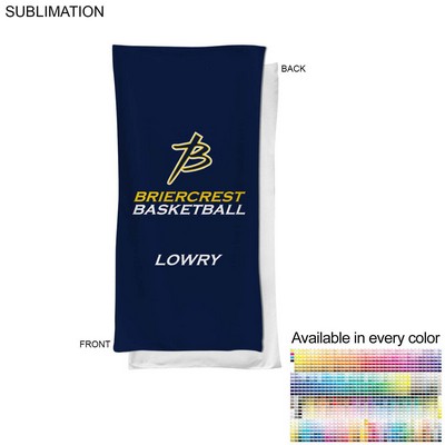 Team Towel in Microfiber Dri-Lite Terry, Sublimated bench, Neck Towel (20"x40")