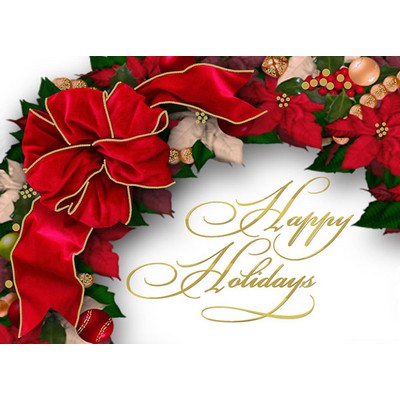 Happy Holidays Wreath