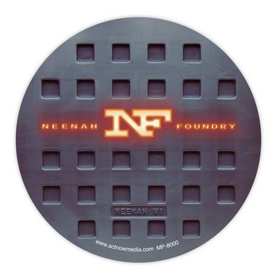 DuraTrac Matte Plus™ Hard Surface Mouse Pad w/Light-Duty Foam Backing (8"x1/8") Round