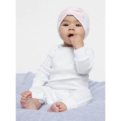 Rabbit Skins Infant Lap Shoulder Long Sleeve 1x1 Baby Rib Coverall