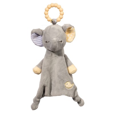 Joey Gray Elephant Teether Stuffed Animal