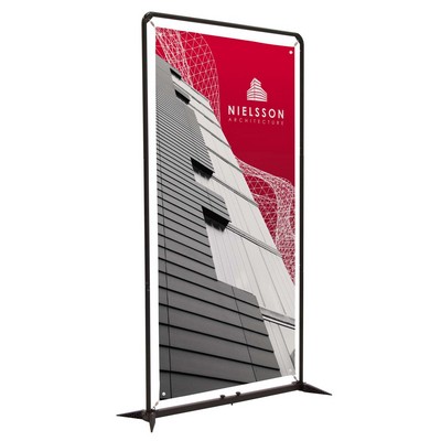 4.5' FrameWorx Banner Display Kit (Single-Sided, Vinyl)