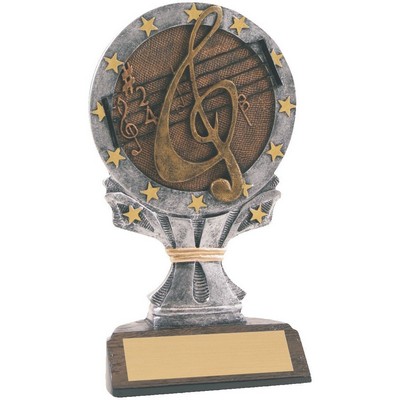 Music All Star Resin Trophy (6¼")