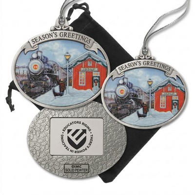 3D Gallery Print Collection Cabin & Moon Logo Ornament (Mini Size)