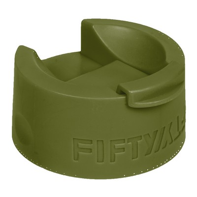 Olive Green Wide Mouth Flip Lid