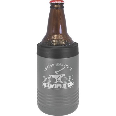 Polar Camel™ Gray Insulated Beverage Holder