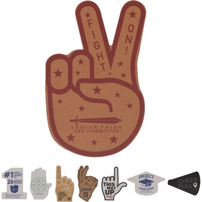 80 pt Stock Shape Pulpboard Coasters - Shape Category: Rally