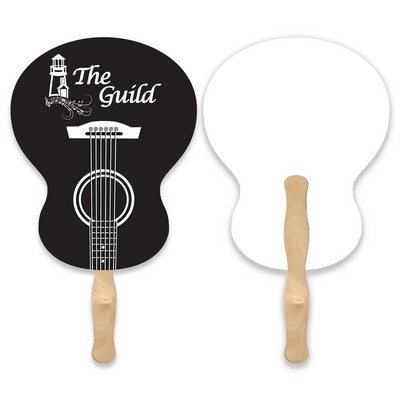 Lightweight Guitar Shape Hand Fan