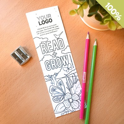 Color Me Plantable Bookmarks