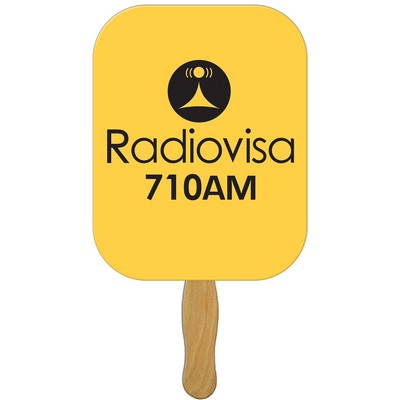 Rectangle Hand Fan (9" x 7")