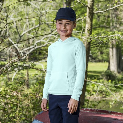Sunproof® Youth Hooded Long Sleeve Tee