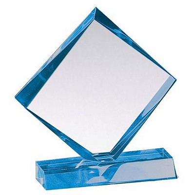 Desktop Diamond Award, Sapphire, Medium (7"x7-1/4")