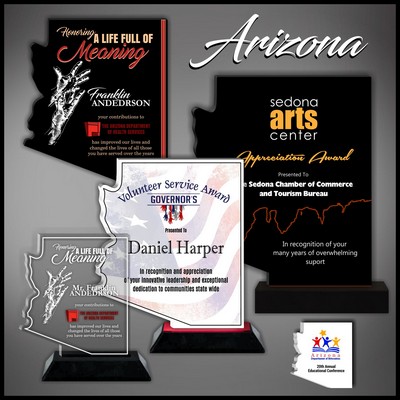 10" Arizona Black Budget Acrylic Award