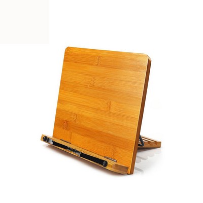 Bamboo Book Stand Tablet Holder