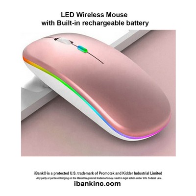 iBank ® LED Wireless Mouse with Built-in rechargeable battery