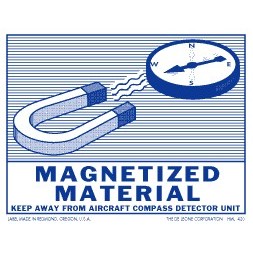 Magnetized Material, Handling Paper Labels - 3.5" x 4.5"