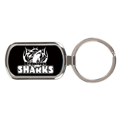 Metal Keychain with Insert