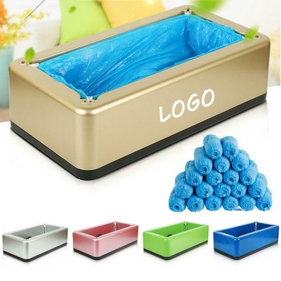 Automatic Shoe Cover Dispenser with 100pcs Disposable Plastic Shoe Cover