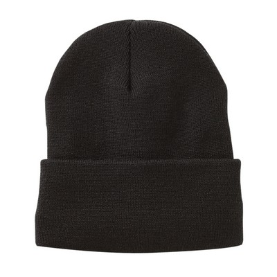 Sportsmanª Sherpa Lined 12" Knit Beanie (Blank)