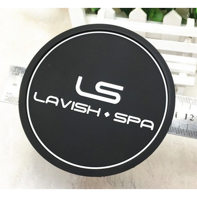 Black Soft PVC Coasters