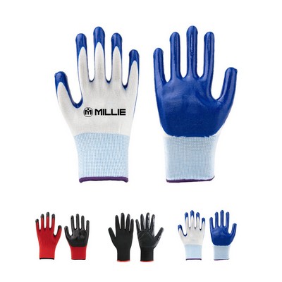 Wear-resistant Nitrile Dipped Gloves