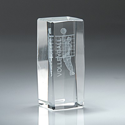 Male Volleyball Crystal Tower