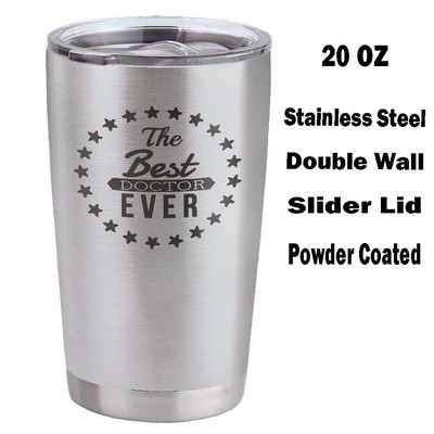 20 oz Stainless Steel Laserable Double Wall Tumbler