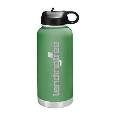 32 Oz. Green Tahoe Drinkware Beverage Bottle