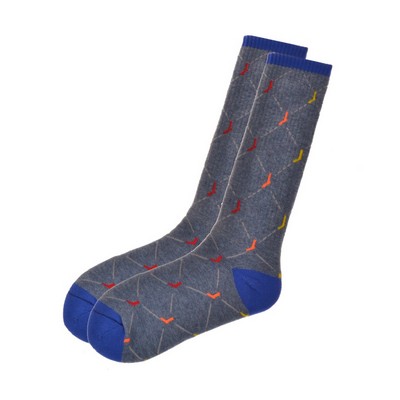 Merino Wool Knee High - Jacquard Knit Custom Socks