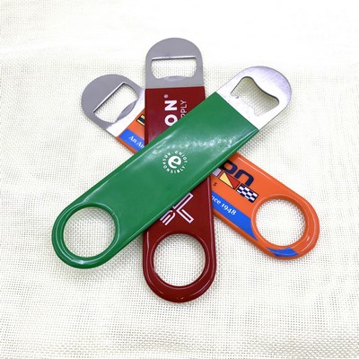 Stainless Steel Bottle Opener With PVC Coating