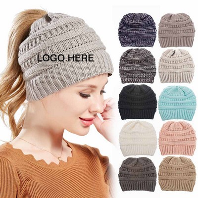Winter Knitted Women Beanie