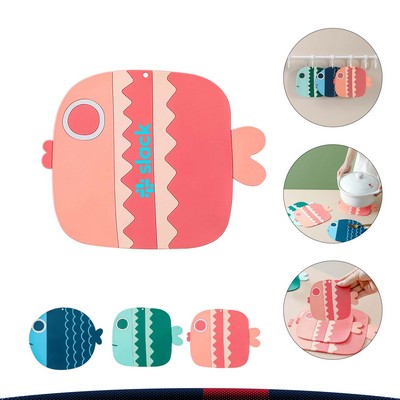 Cartoon Fat Fish Heat Shield(155*125mm)