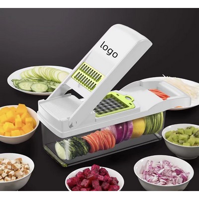 Vegetable Slicer Onion Mincer Chopper Vegetable Chopper Cutter Dicer Egg Slicer with Container